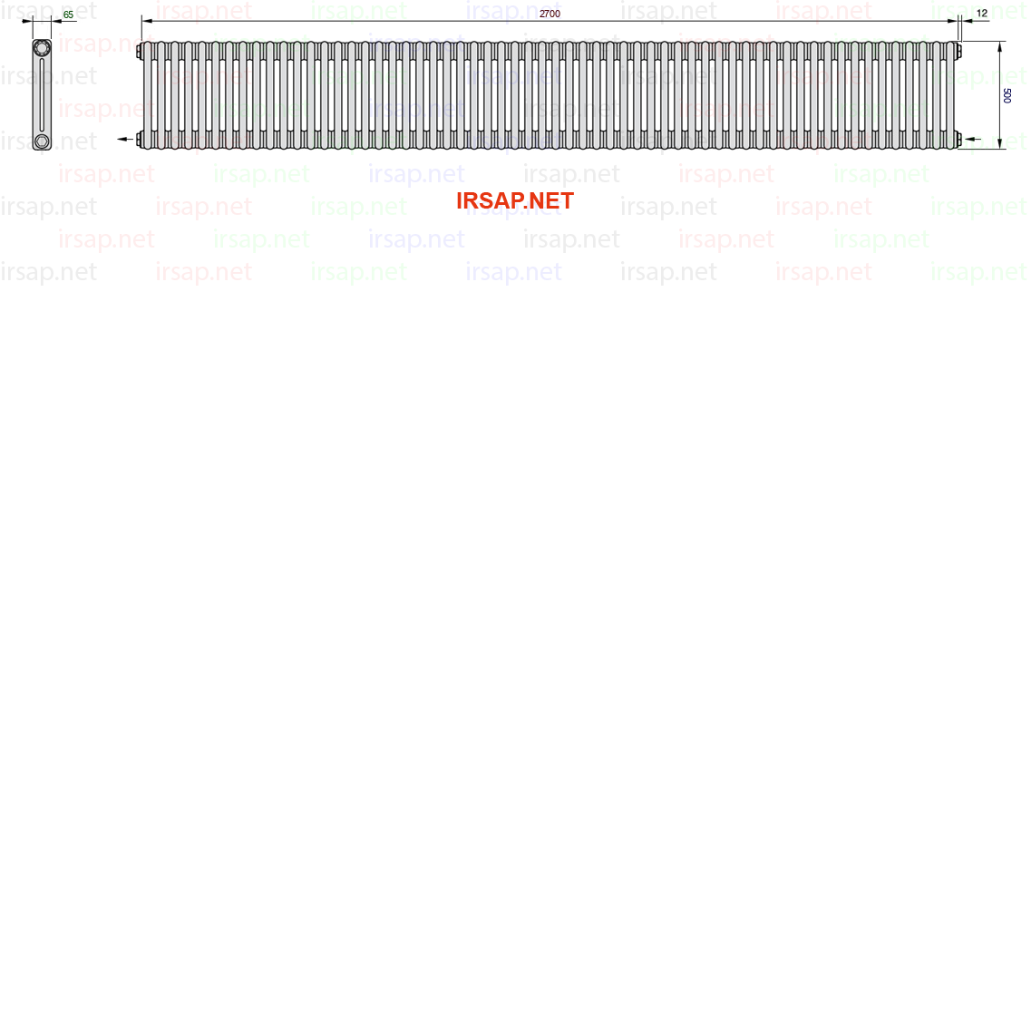 Радиатор IRSAP Tesi 20500/60 T08 CL 01